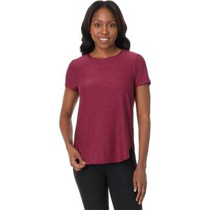 Beyond Yoga Women’s Featherweight On The Down Low Tee(Bordeaux Heather)