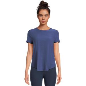 Beyond Yoga Women’s Featherweight On The Down Low Tee(Eternal Blue Heather)