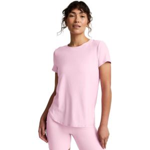 Beyond Yoga Women’s Featherweight On The Down Low Tee(Frosty Pink Heather)
