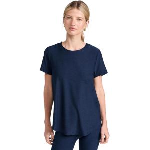 Beyond Yoga Women’s Featherweight On The Down Low Tee(Nocturnal Navy)