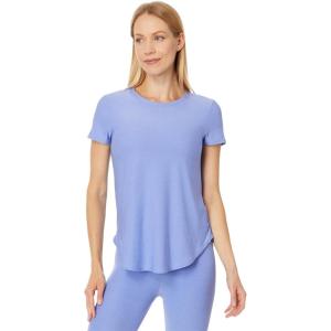 Beyond Yoga Women’s Featherweight On The Down Low Tee(Periwinkle Cloud Heather)