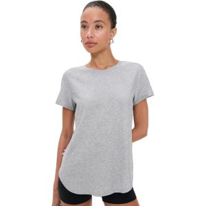 Beyond Yoga Women’s Featherweight On The Down Low Tee(Silver Mist)