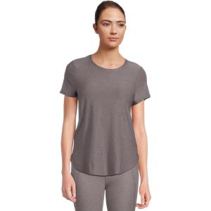 Beyond Yoga Women’s Featherweight On The Down Low Tee(Soft Umber Heather)