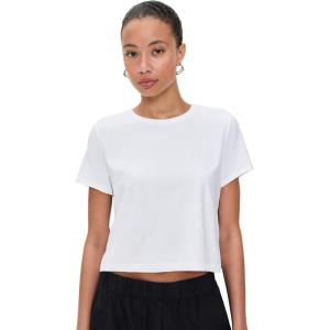Beyond Yoga Women’s Featherweight Supreme Cropped Tee(White)