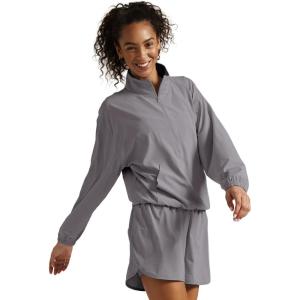 Beyond Yoga Women’s In Stride Half Zip Pullover(Cloud Grey)