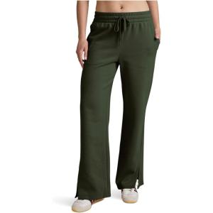 Beyond Yoga Women’s Luxefleece Side Slit Wide Leg Pants(Dark Olive)