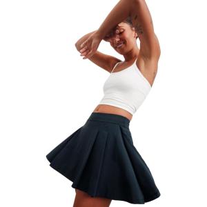 Beyond Yoga Women’s Score Pleated Skirt(Nocturnal Navy)