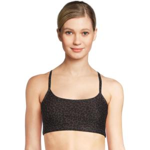Beyond Yoga Women’s Softmark Slim Racerback Bra(Espresso Leopard)