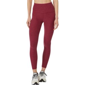 Beyond Yoga Women’s Spacedye Caught in The Midi High Waisted Legging(Bordeaux Heather)