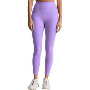 Beyond Yoga Women’s Spacedye Caught in The Midi High Waisted Legging(Bright Amethyst Heather)