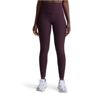 Beyond Yoga Women’s Spacedye Caught in The Midi High Waisted Legging(Eggplant Purple Heather)