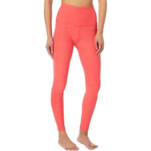 Beyond Yoga Women’s Spacedye Caught in The Midi High Waisted Legging(Red Ash Heather)