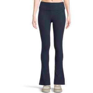 Beyond Yoga Women’s Spacedye Foldover Bootcut Pant(Nocturnal Navy)