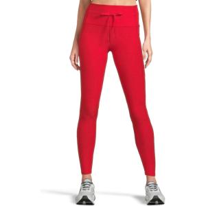 Beyond Yoga Women’s Spacedye Go Pocket Midi Legging(Candy Apple Red Heather )