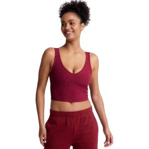 Beyond Yoga Women’s Spacedye Good Day Cropped Tank(Bordeaux Heather)