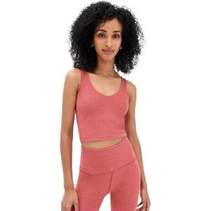 Beyond Yoga Women’s Spacedye Good Day Cropped Tank(Faded Rose Heather)