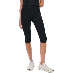 Beyond Yoga Women’s Spacedye High Waisted Pedal Pusher Leggings(Darkest Night)