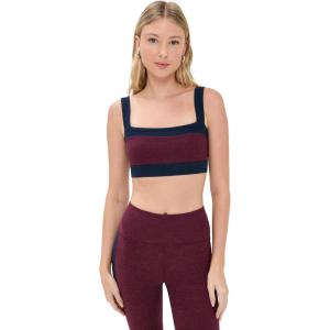 Beyond Yoga Women’s Spacedye Horizon Colorblock Bra(Midnight Burgundy/Nocturnal)
