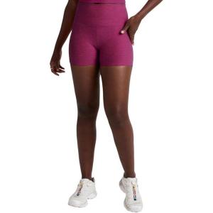 Beyond Yoga Women’s Spacedye Keep Pace 3″ Shorts(Magenta Heather)