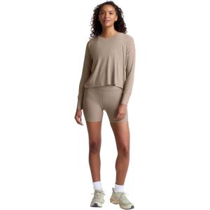 Beyond Yoga Women’s Spacedye Keep Pace 5″ Short(Birch Heather)
