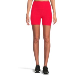 Beyond Yoga Women’s Spacedye Keep Pace 5″ Short(Candy Apple Red Heather)