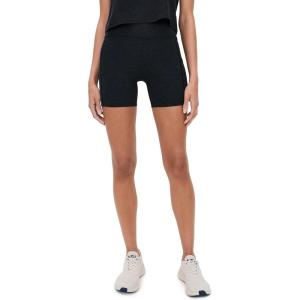 Beyond Yoga Women’s Spacedye Keep Pace Pocket 5″ Shorts(Darkest Night)