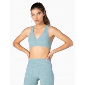 Beyond Yoga Women’s Spacedye Lift Your Spirits Bra(Blue Crush-sky Blue)