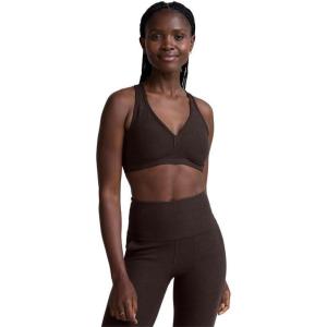 Beyond Yoga Women’s Spacedye Lift Your Spirits Bra(Dark Chocolate Heather)