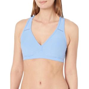 Beyond Yoga Women’s Spacedye Lift Your Spirits Bra(Flower Blue Heather)