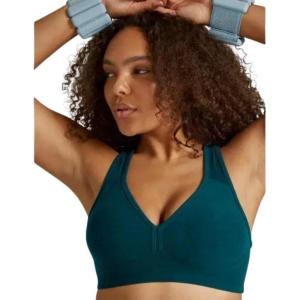 Beyond Yoga Women’s Spacedye Lift Your Spirits Bra(Majestic Blue Heather)