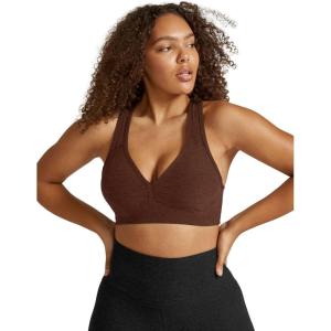 Beyond Yoga Women’s Spacedye Lift Your Spirits Bra(True Chocolate Heather)