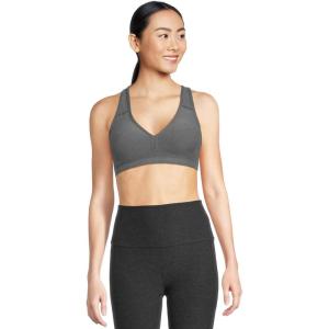Beyond Yoga Women’s Spacedye Lift Your Spirits Bra(True Gray Heather)
