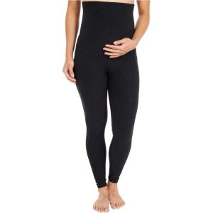 Beyond Yoga Women’s Spacedye Love The Bump Maternity Pocket Midi Legging(Darkest Night)