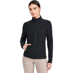 Beyond Yoga Women’s Spacedye On The Go Mock Neck Jacket(Darkest Night)