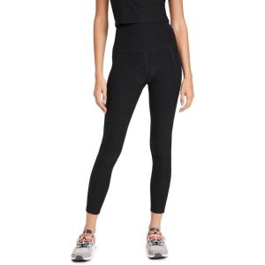 Beyond Yoga Women’s Spacedye Out of Pocket High-Waisted Midi Legging(Darkest Night)