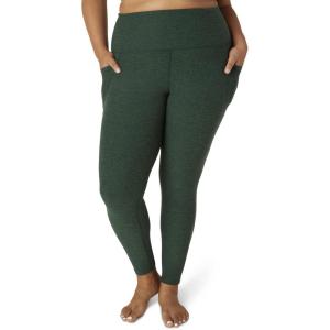 Beyond Yoga Women’s Spacedye Out of Pocket High-Waisted Midi Legging(Forest Green Pine)