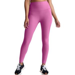 Beyond Yoga Women’s Spacedye Out of Pocket High-Waisted Midi Legging(Sunset Violet Heather)
