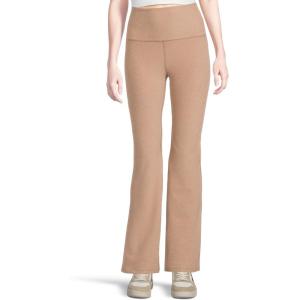 Beyond Yoga Womens Spacedye Practice Bootcut Pants(Desert Sand Heather)