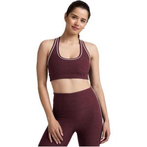 Beyond Yoga Womens Spacedye Ready Bra(Midnight Burgundy Heather)