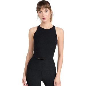 Beyond Yoga Women’s Spacedye Refocus Cropped Tank(Darkest Night)