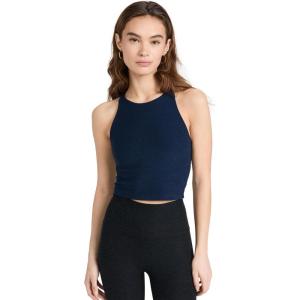 Beyond Yoga Women’s Spacedye Refocus Cropped Tank(Nocturnal Navy)