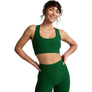 Beyond Yoga Women’s Spacedye Simplicity Medium Support Bra(Summer Thyme Green Heather)
