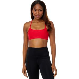 Beyond Yoga Women’s Spacedye Slim Racerback Bra(Candy Apple Red Heather)