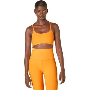 Beyond Yoga Women’s Spacedye Slim Racerback Bra(Mango Pop Heather)