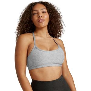 Beyond Yoga Women’s Spacedye Slim Racerback Bra(Silver Mist)