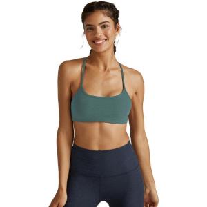 Beyond Yoga Women’s Spacedye Slim Racerback Bra(Storm Heather-1)
