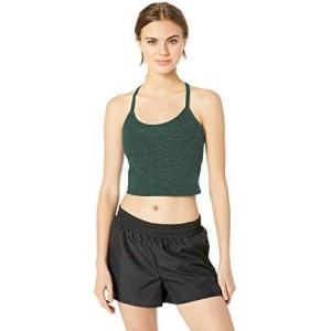Beyond Yoga Women’s Spacedye Slim Racerback Cropped Tank(Aloha Green-dark Tropic)