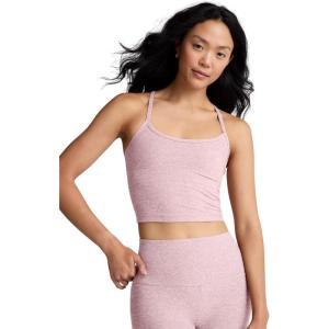 Beyond Yoga Women’s Spacedye Slim Racerback Cropped Tank(Blush Blooms Heather)
