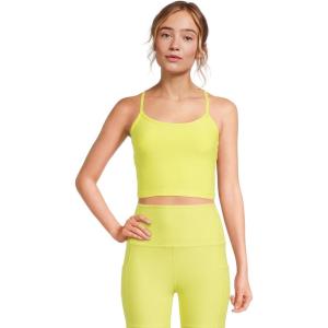 Beyond Yoga Women’s Spacedye Slim Racerback Cropped Tank(Citrus Pop Heather)