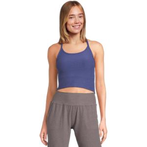 Beyond Yoga Women’s Spacedye Slim Racerback Cropped Tank(Eternal Blue Heather)